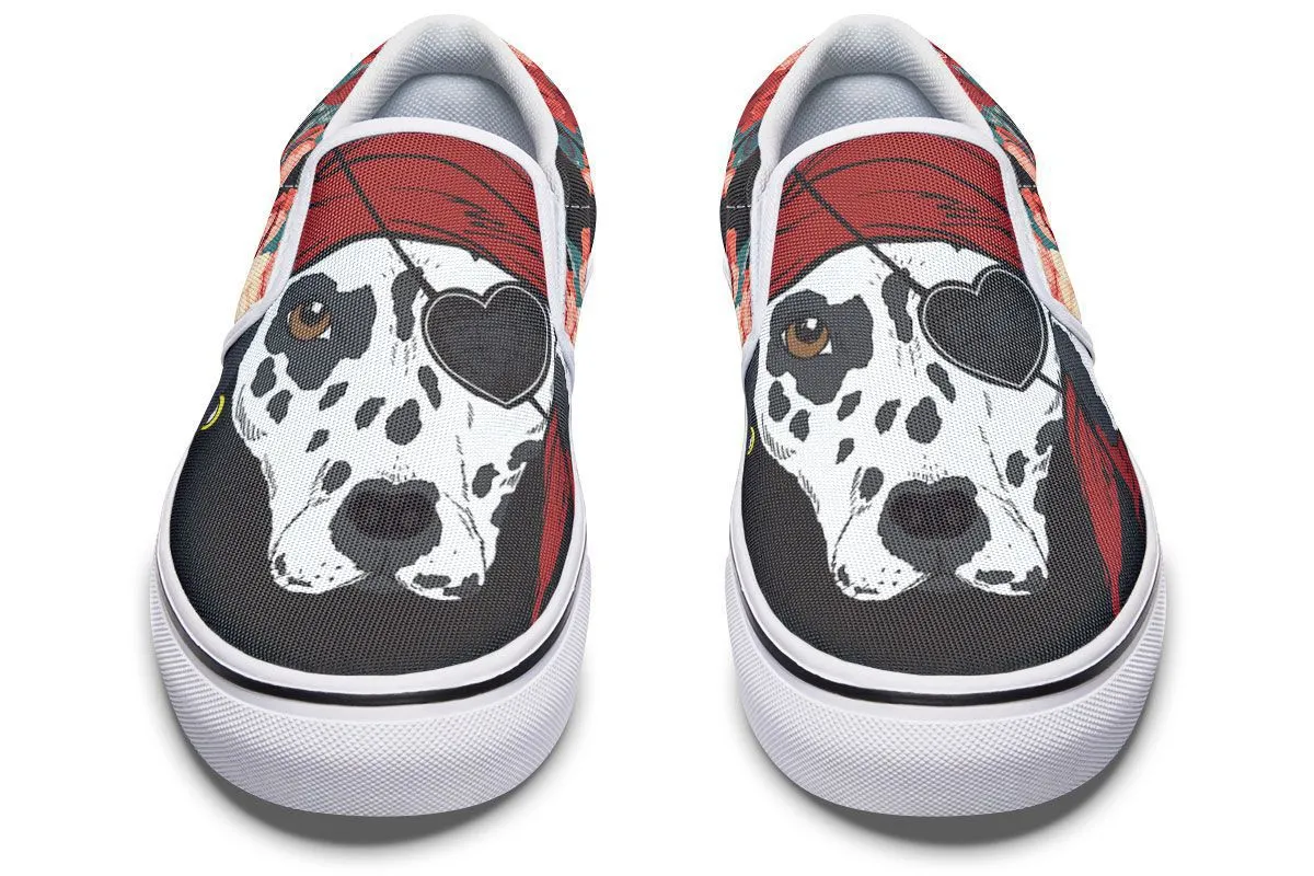 Dalmatian Pirate Slip-On Shoes