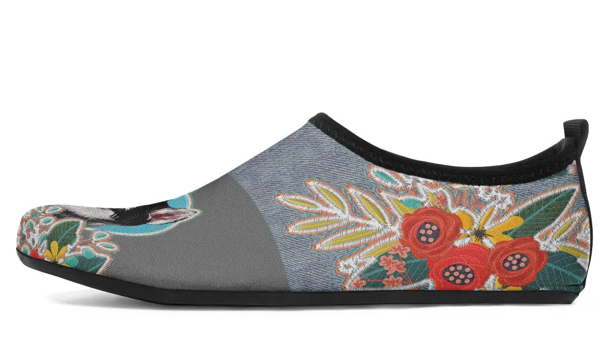 Denim Style Husky Aqua Barefoot Shoes