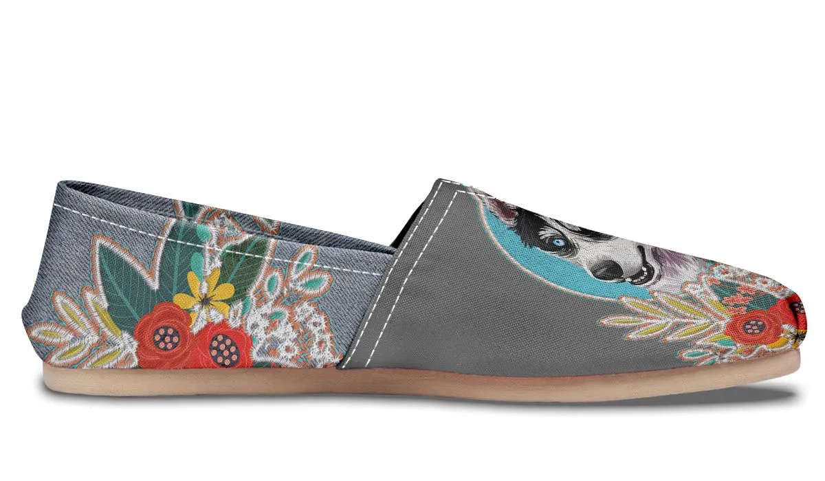 Denim Style Husky Casual Shoes