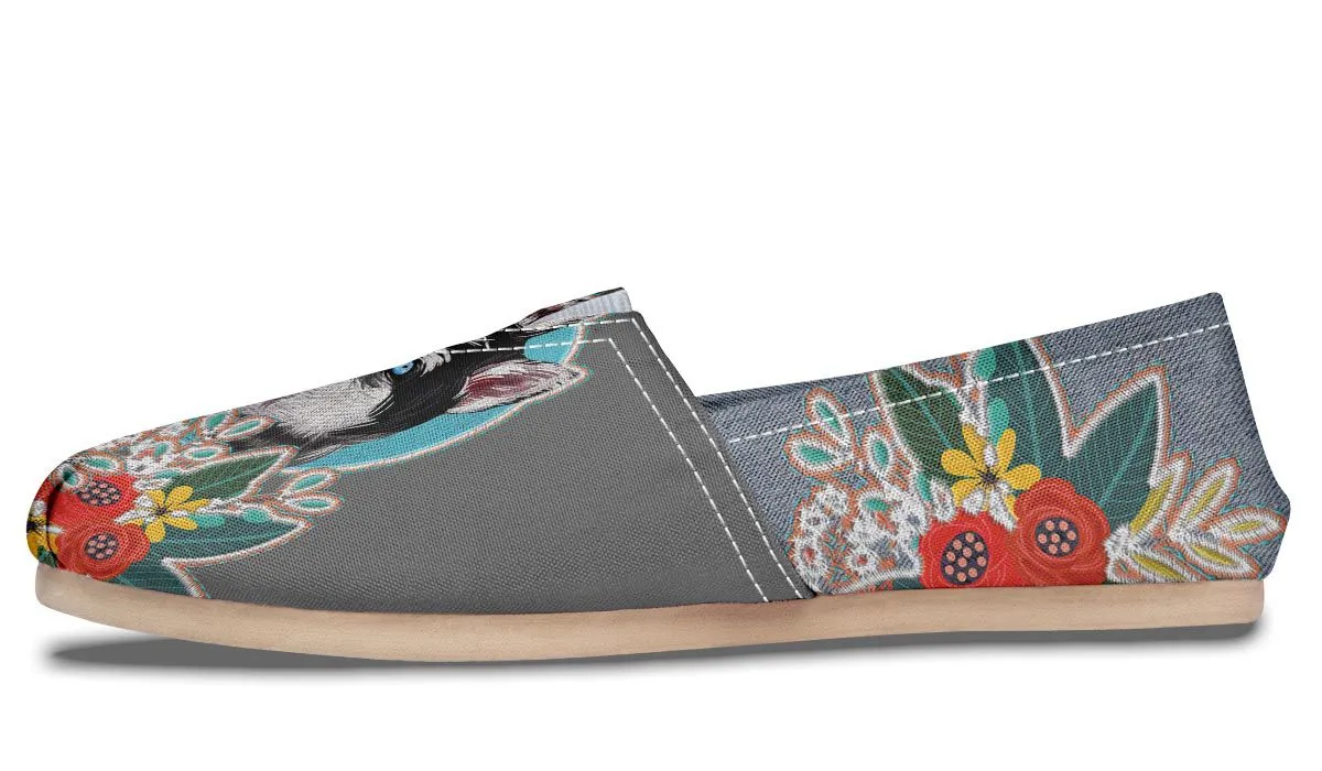Denim Style Husky Casual Shoes