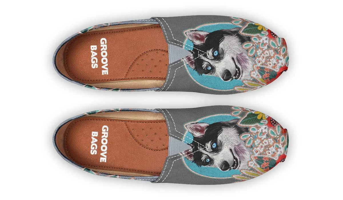 Denim Style Husky Casual Shoes