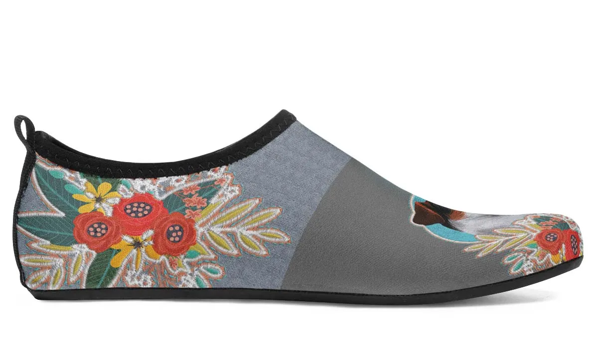 Denim Style Jack Russell Aqua Barefoot Shoes