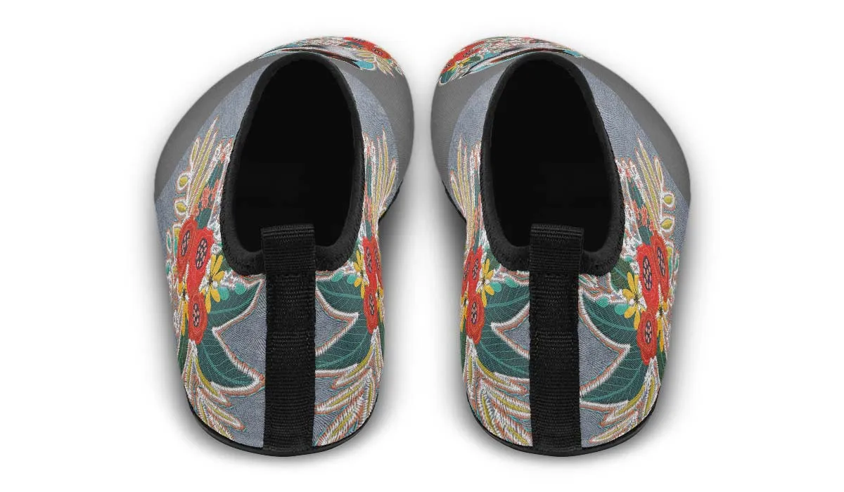 Denim Style Jack Russell Aqua Barefoot Shoes