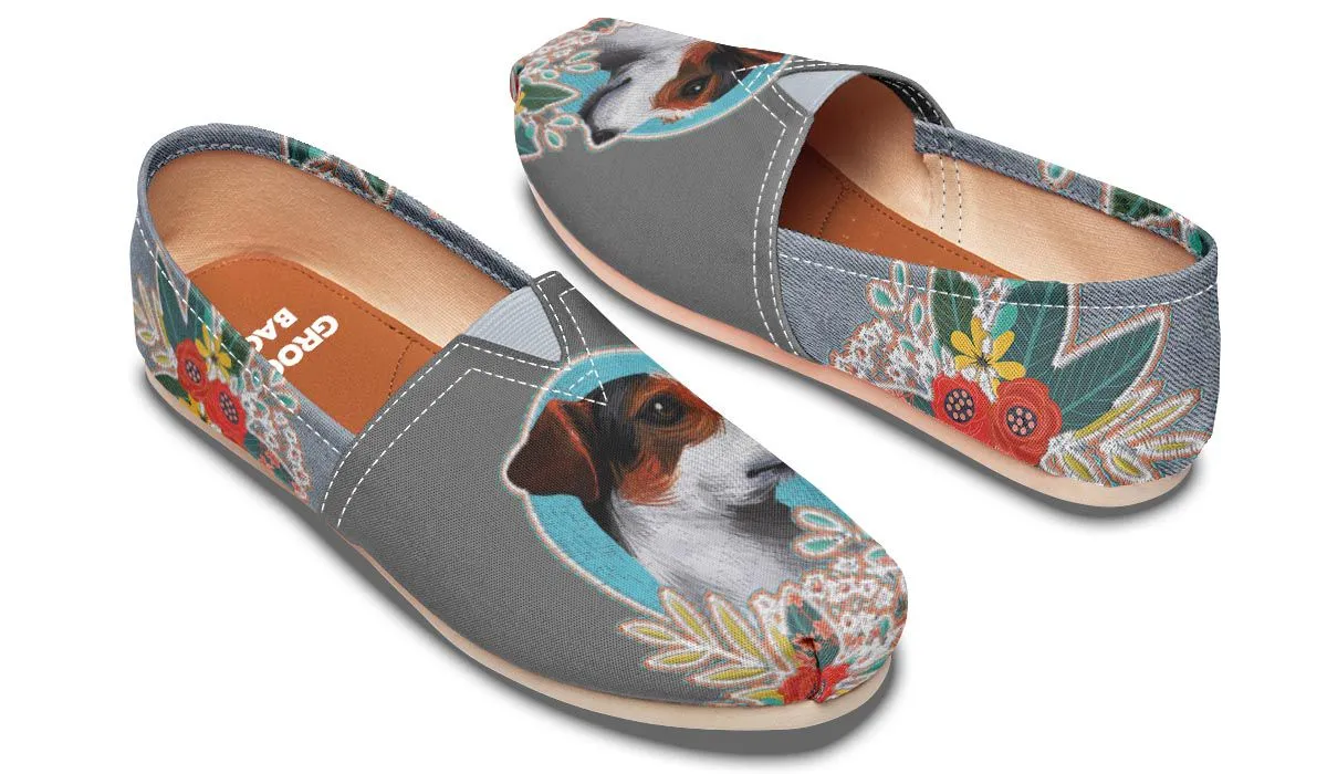 Denim Style Jack Russell Casual Shoes