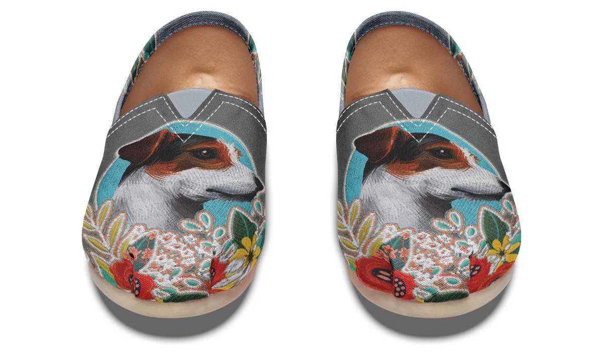 Denim Style Jack Russell Casual Shoes