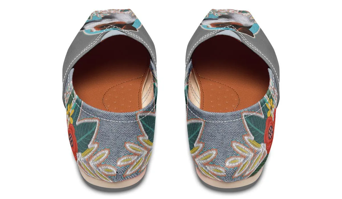 Denim Style Jack Russell Casual Shoes