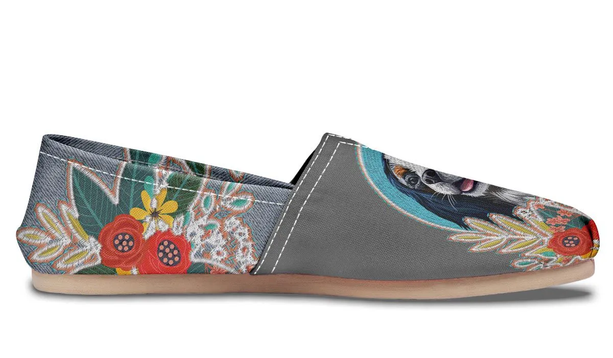 Denim Style King Charles Casual Shoes