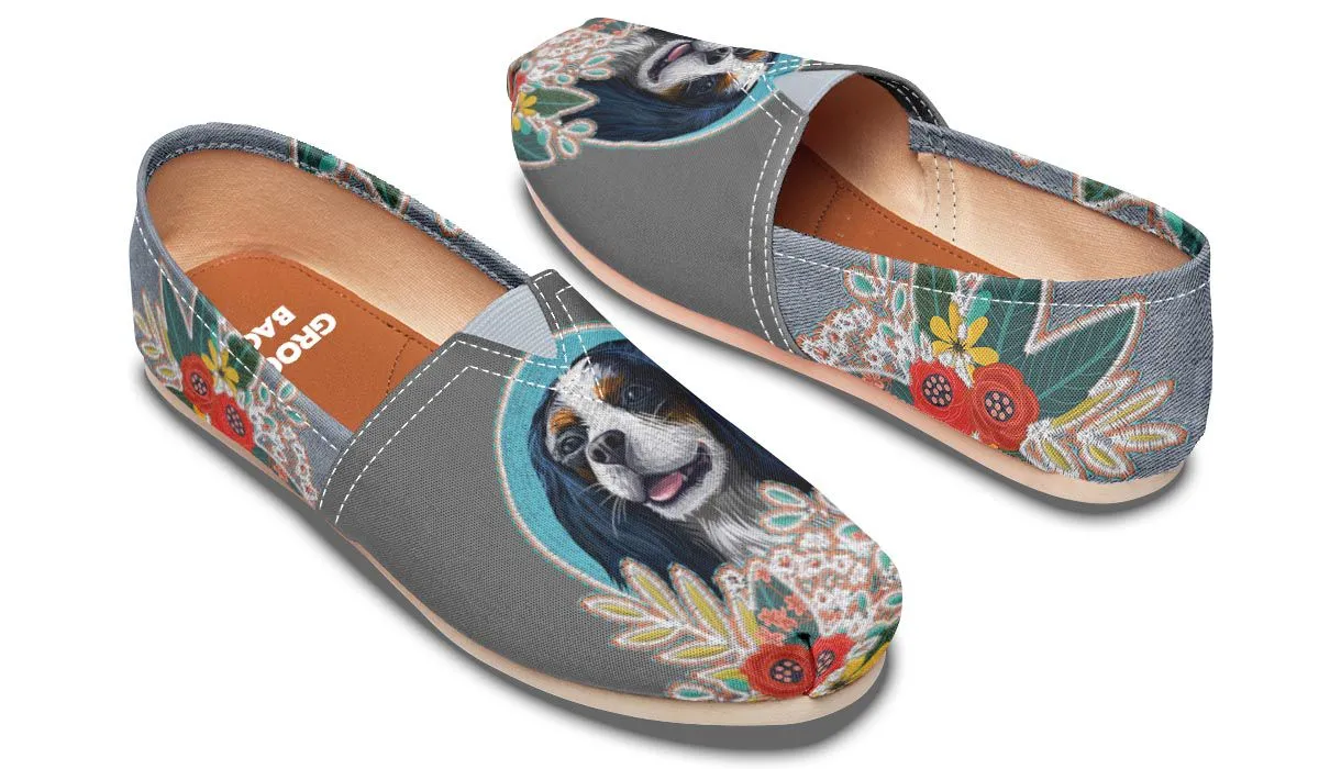 Denim Style King Charles Casual Shoes