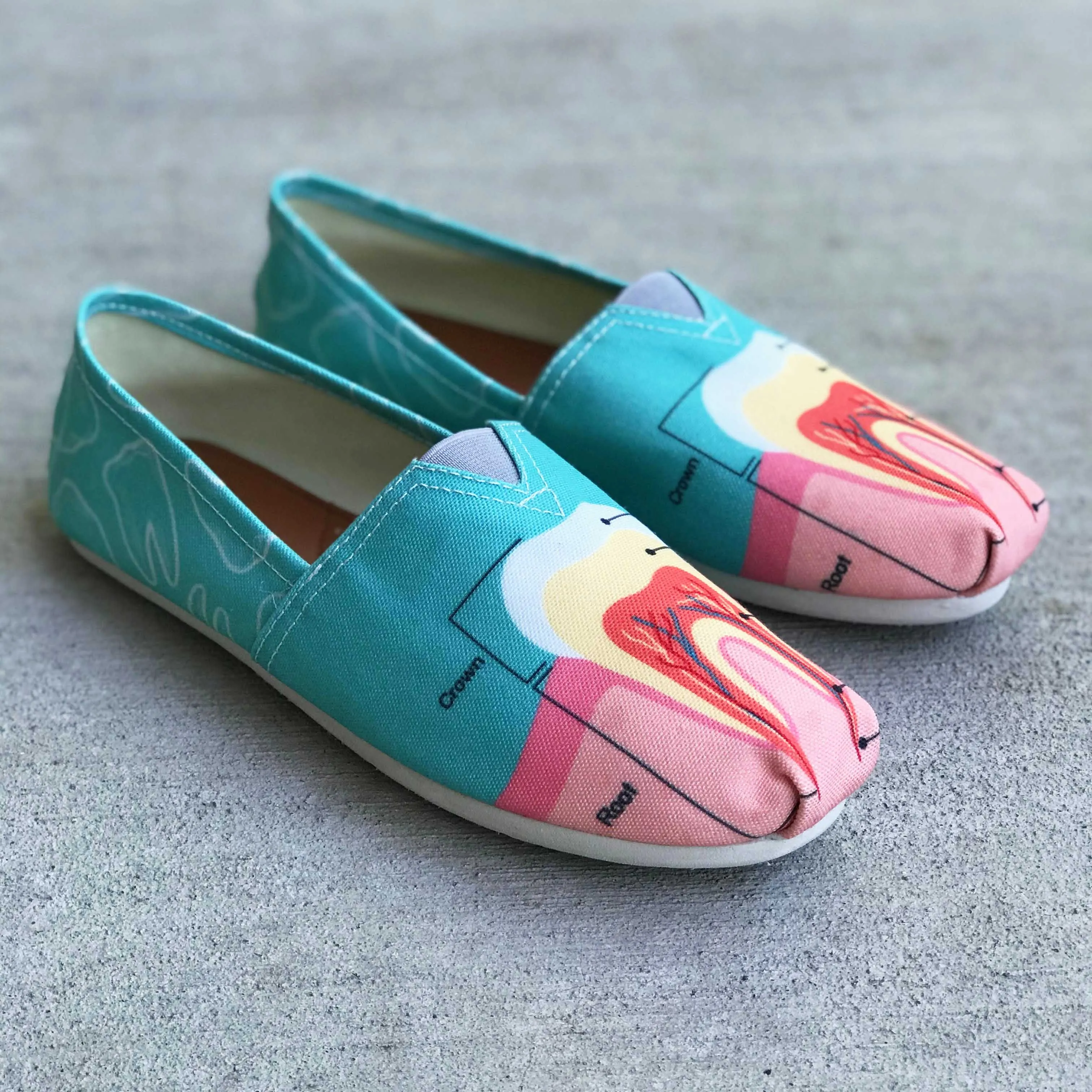 Dentist Diagram Casual Shoes