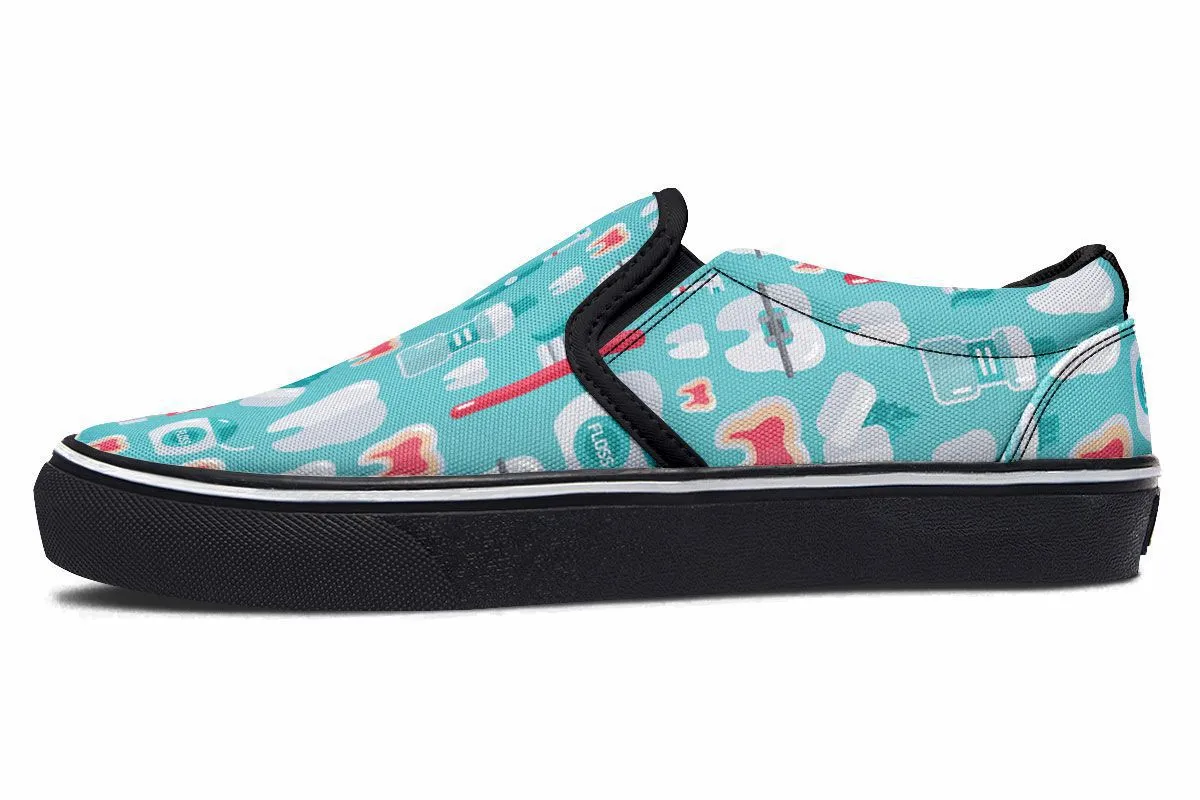 Dentist Pattern Slip-On Shoes