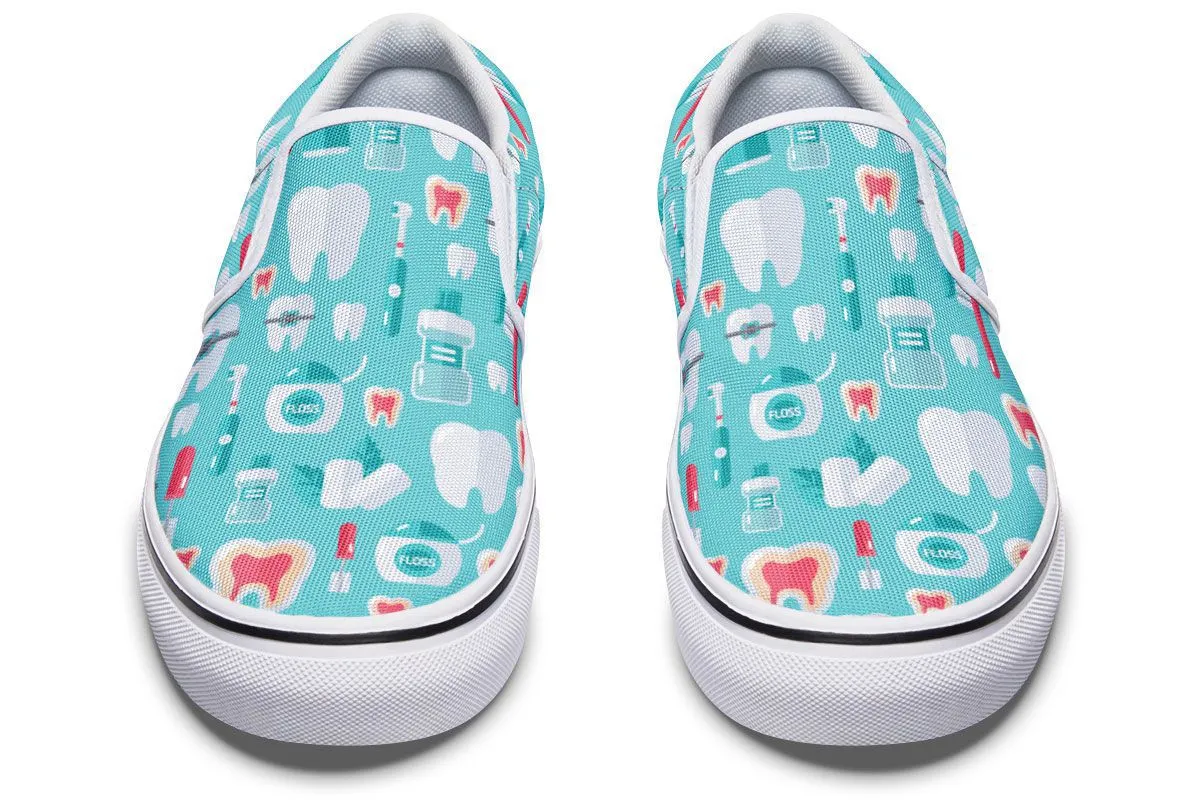 Dentist Pattern Slip-On Shoes