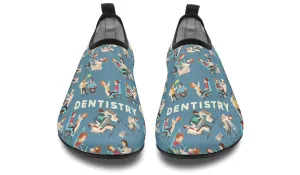 Dentistry Pattern Aqua Barefoot Shoes