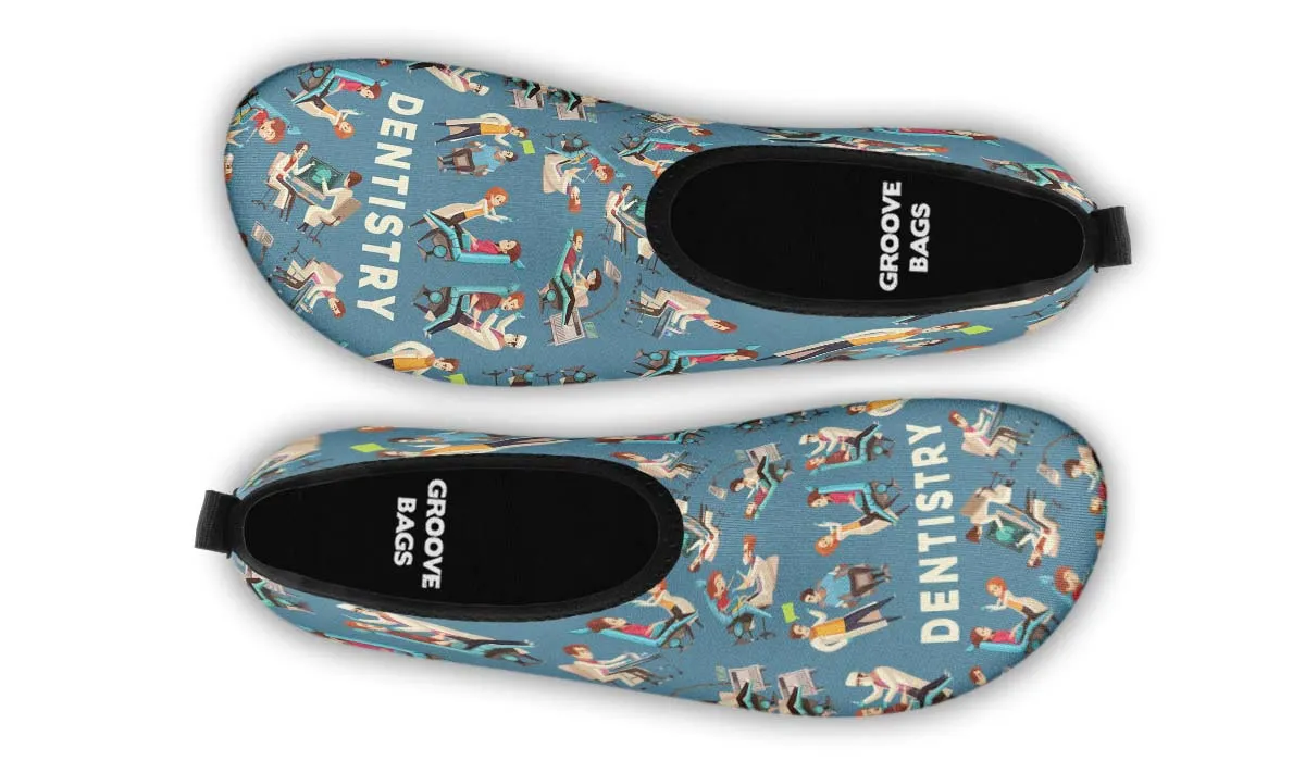 Dentistry Pattern Aqua Barefoot Shoes