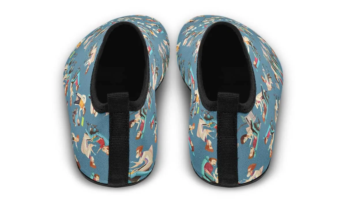 Dentistry Pattern Aqua Barefoot Shoes