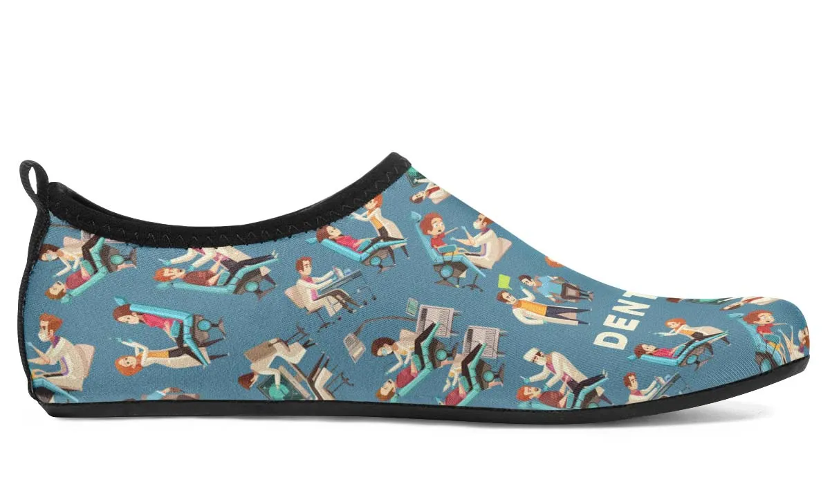 Dentistry Pattern Aqua Barefoot Shoes