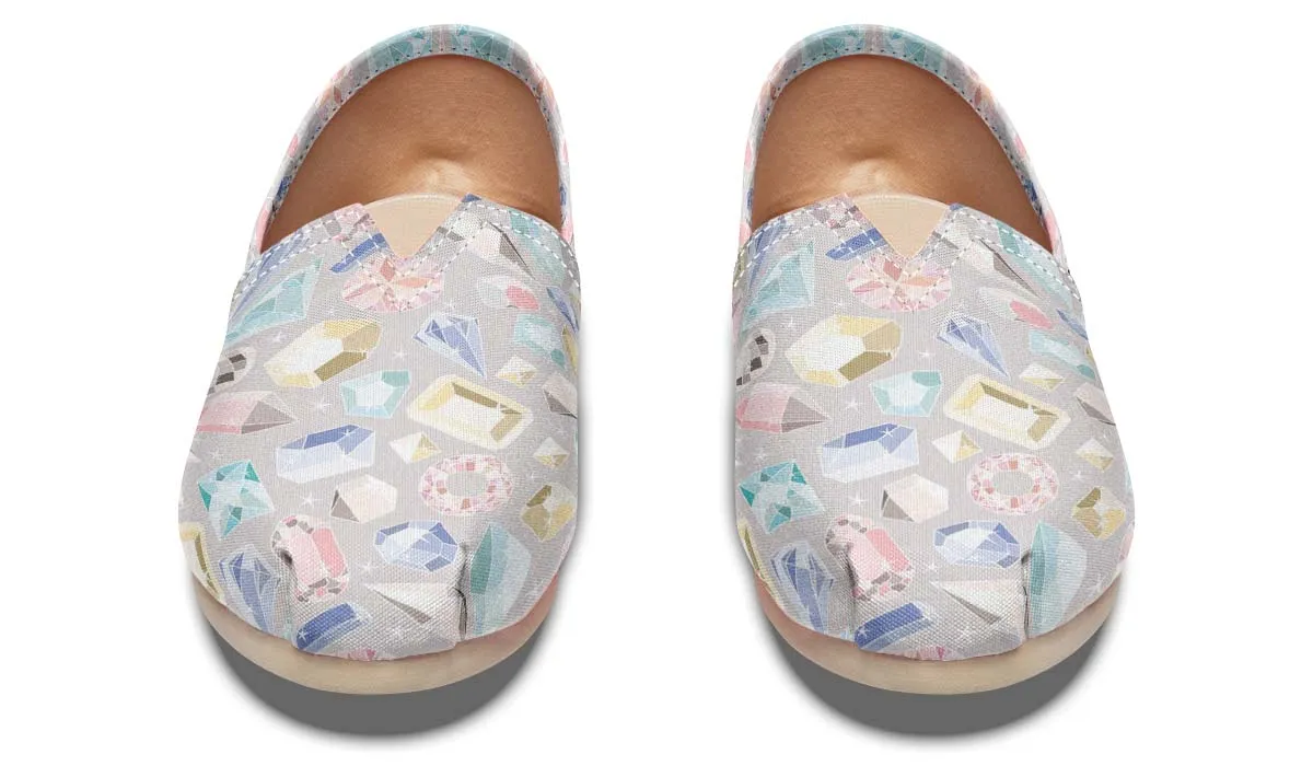 Diamond Pattern Casual Shoes