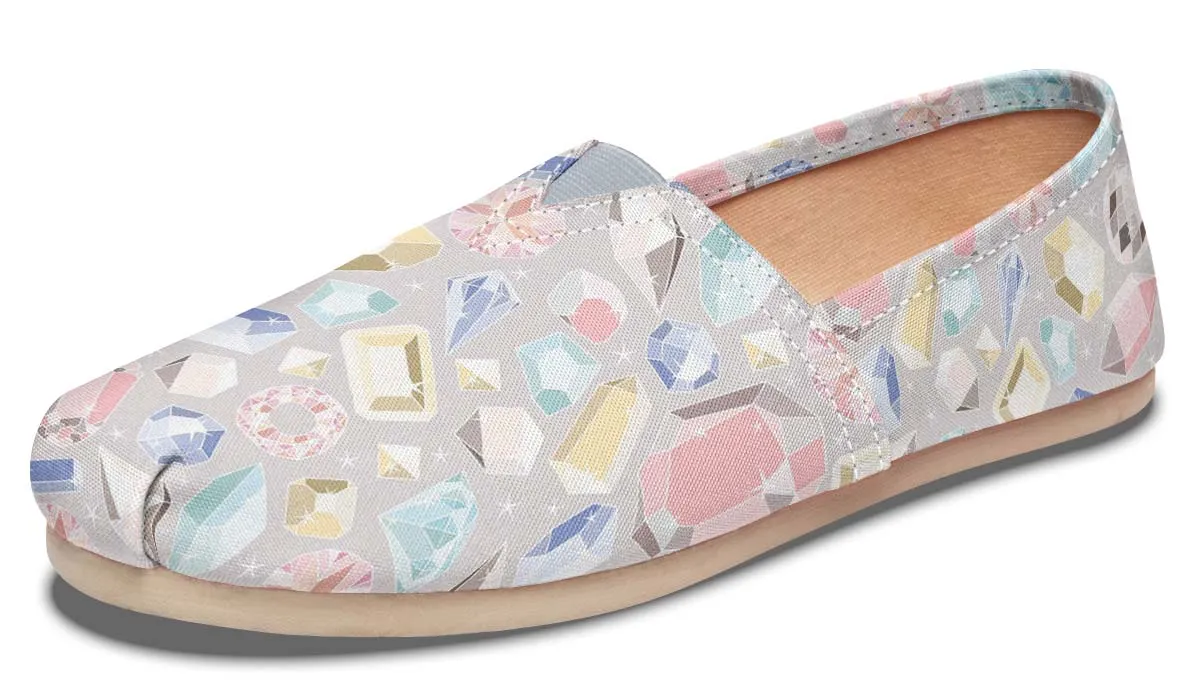 Diamond Pattern Casual Shoes