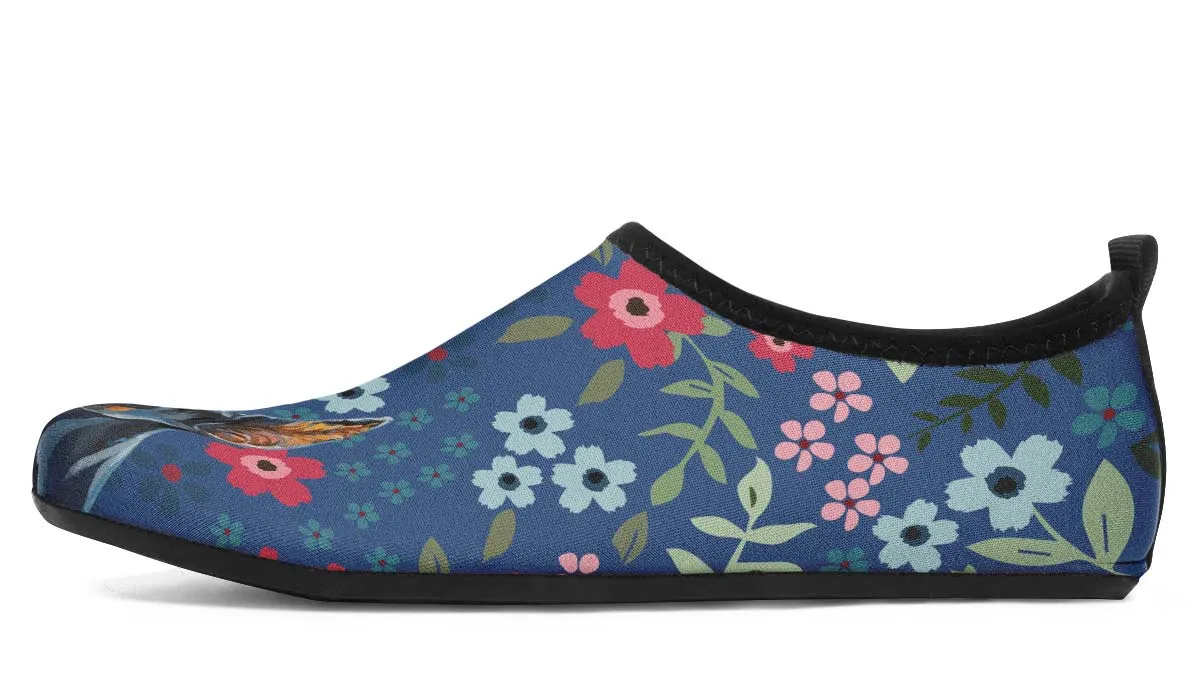 Doberman Sweetheart Aqua Barefoot Shoes