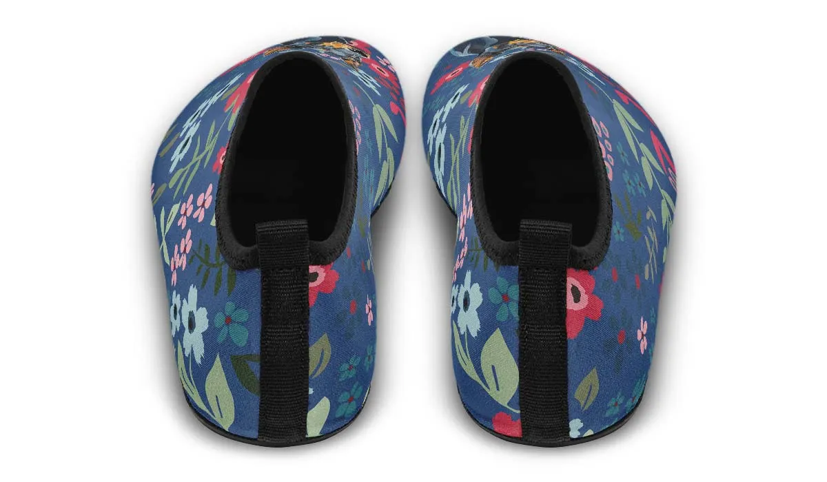 Doberman Sweetheart Aqua Barefoot Shoes