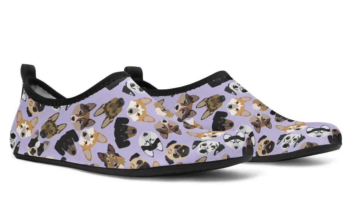 Dog Lover Aqua Barefoot Shoes