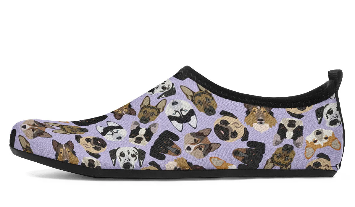 Dog Lover Aqua Barefoot Shoes
