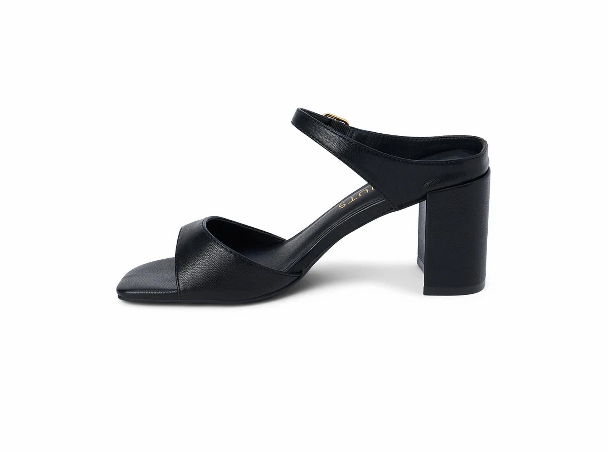 Donnie Heeled Sandal In Black