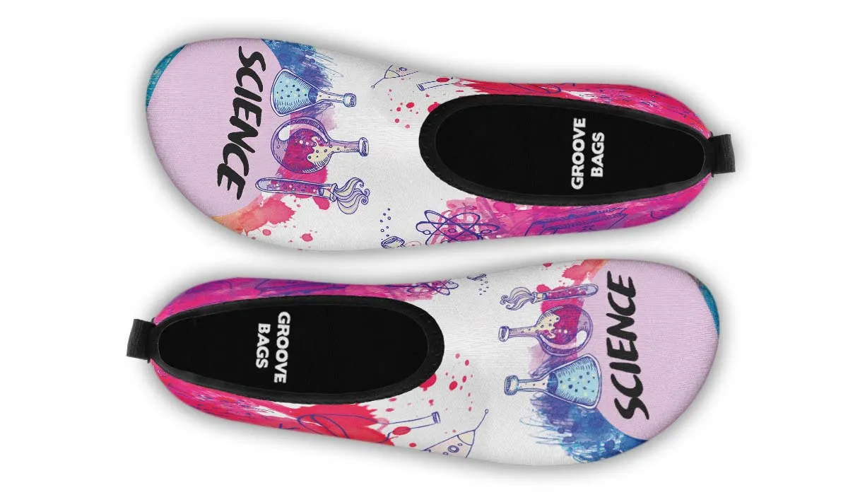 Doodle Style Science Aqua Barefoot Shoes