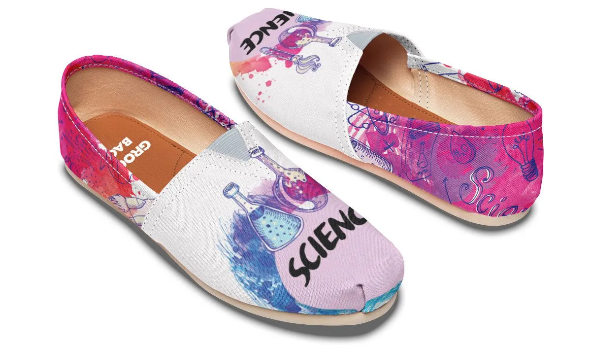 Doodle Style Science Casual Shoes
