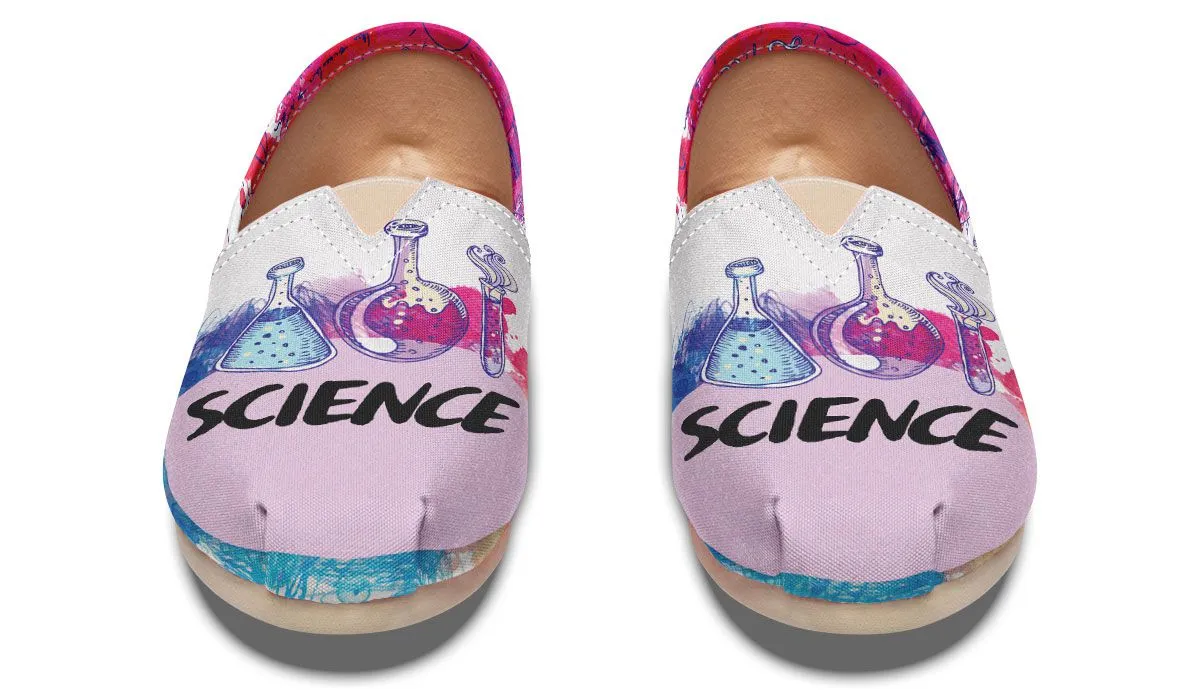 Doodle Style Science Casual Shoes