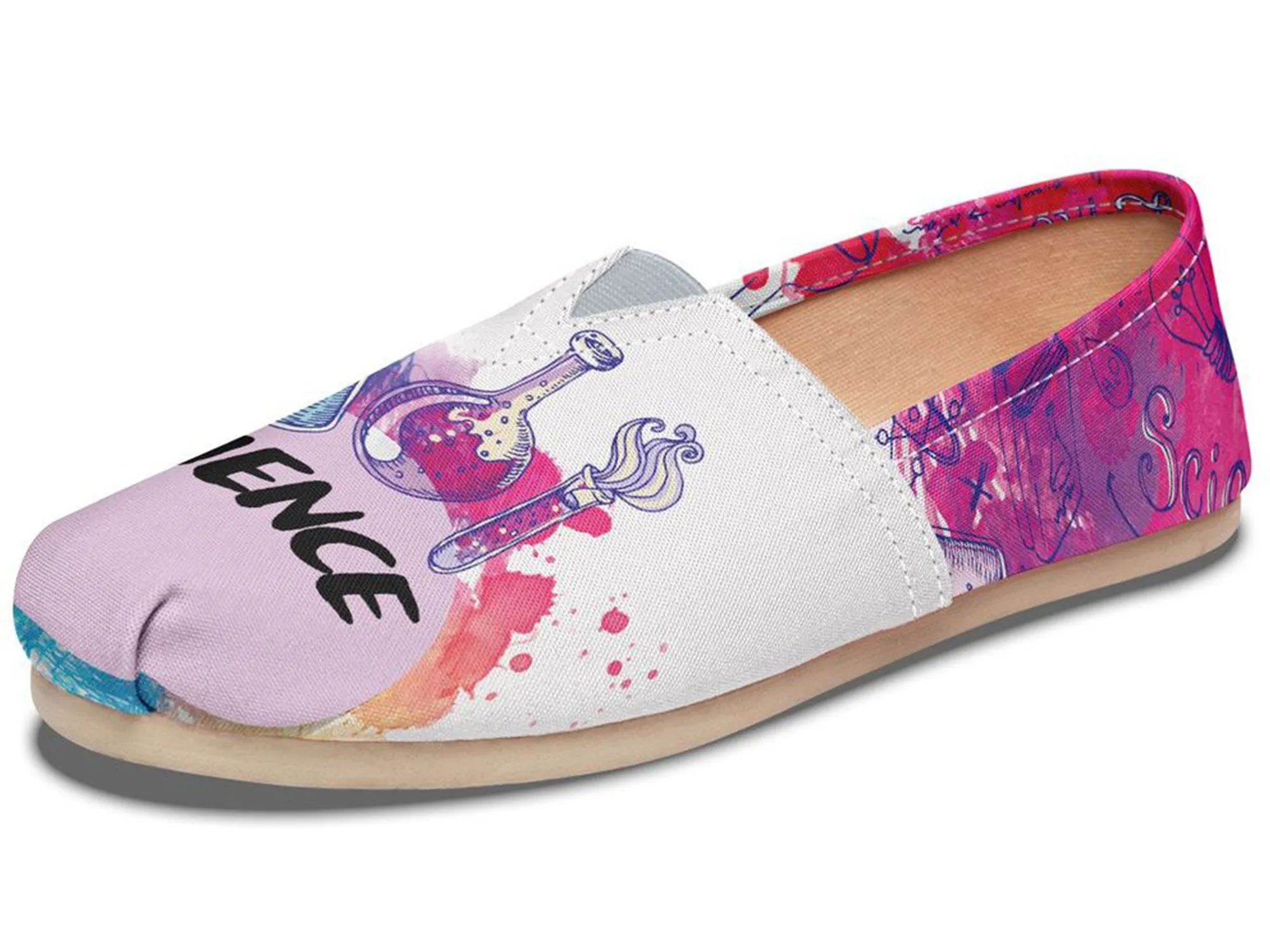 Doodle Style Science Casual Shoes