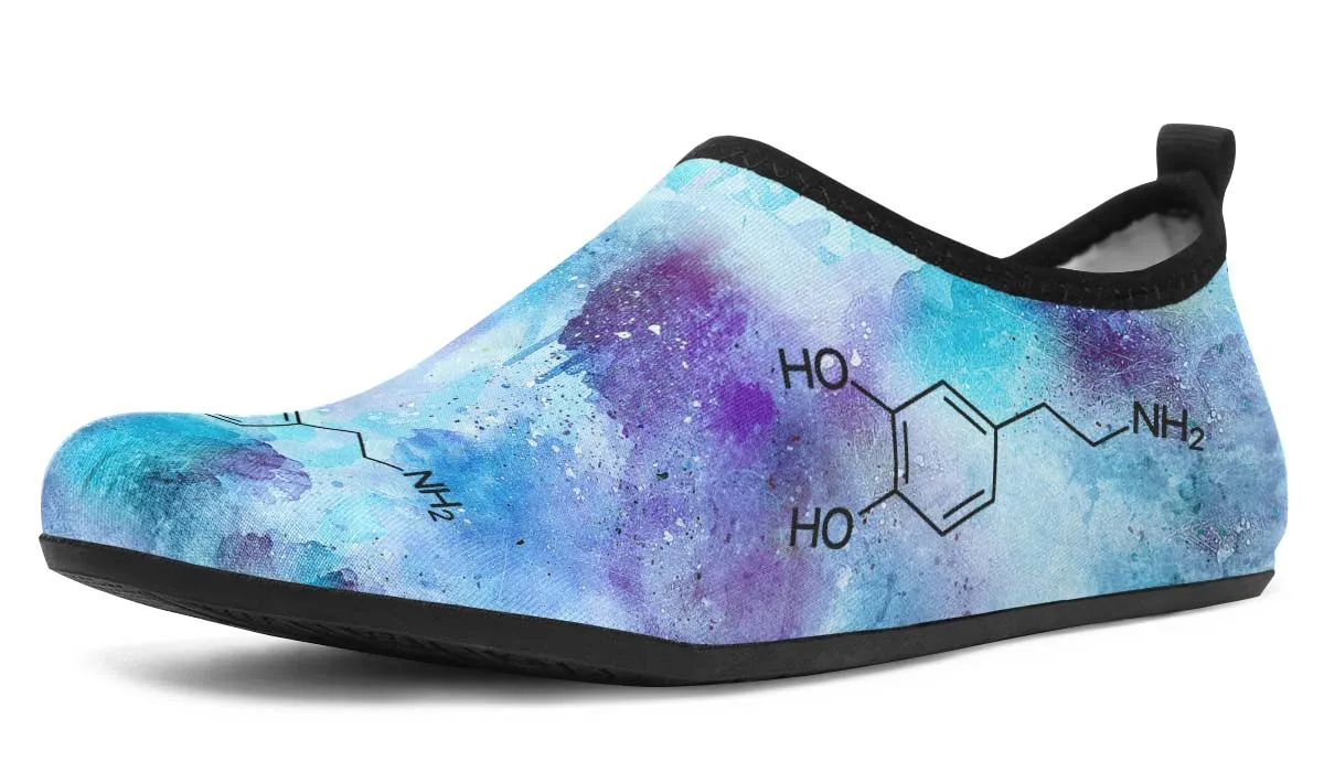 Dopamine Molecule Aqua Barefoot Shoes