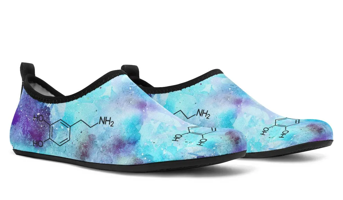 Dopamine Molecule Aqua Barefoot Shoes