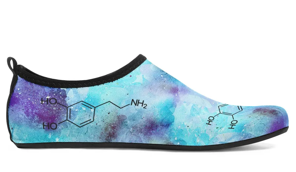 Dopamine Molecule Aqua Barefoot Shoes