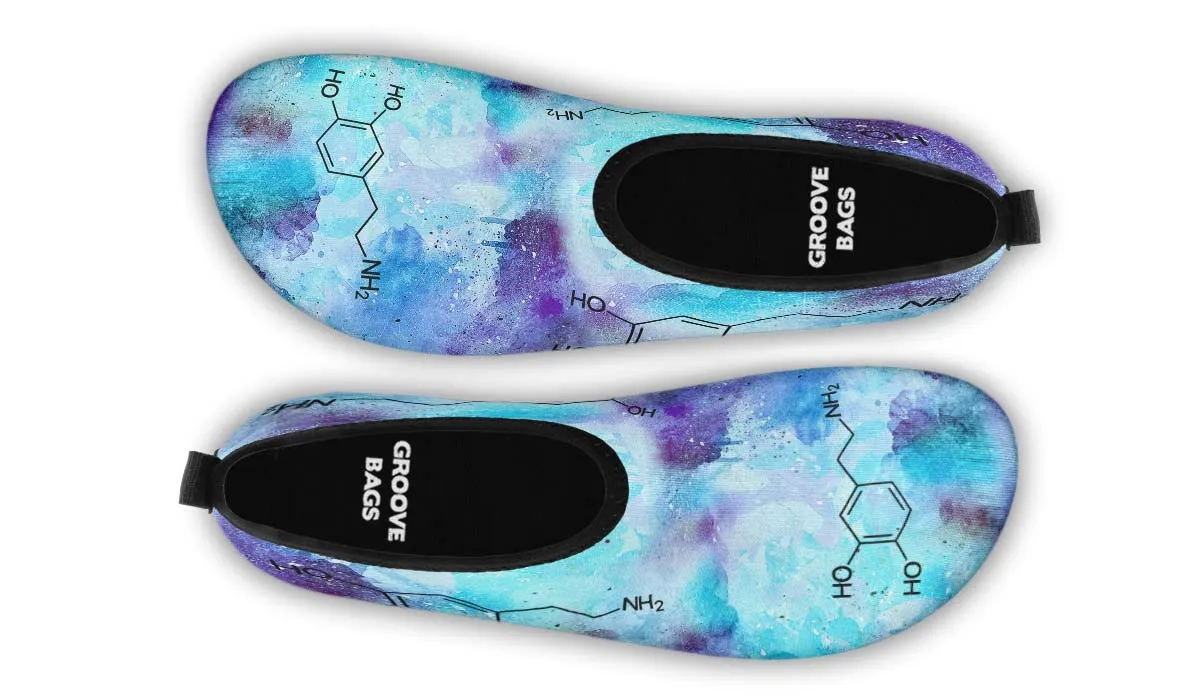 Dopamine Molecule Aqua Barefoot Shoes