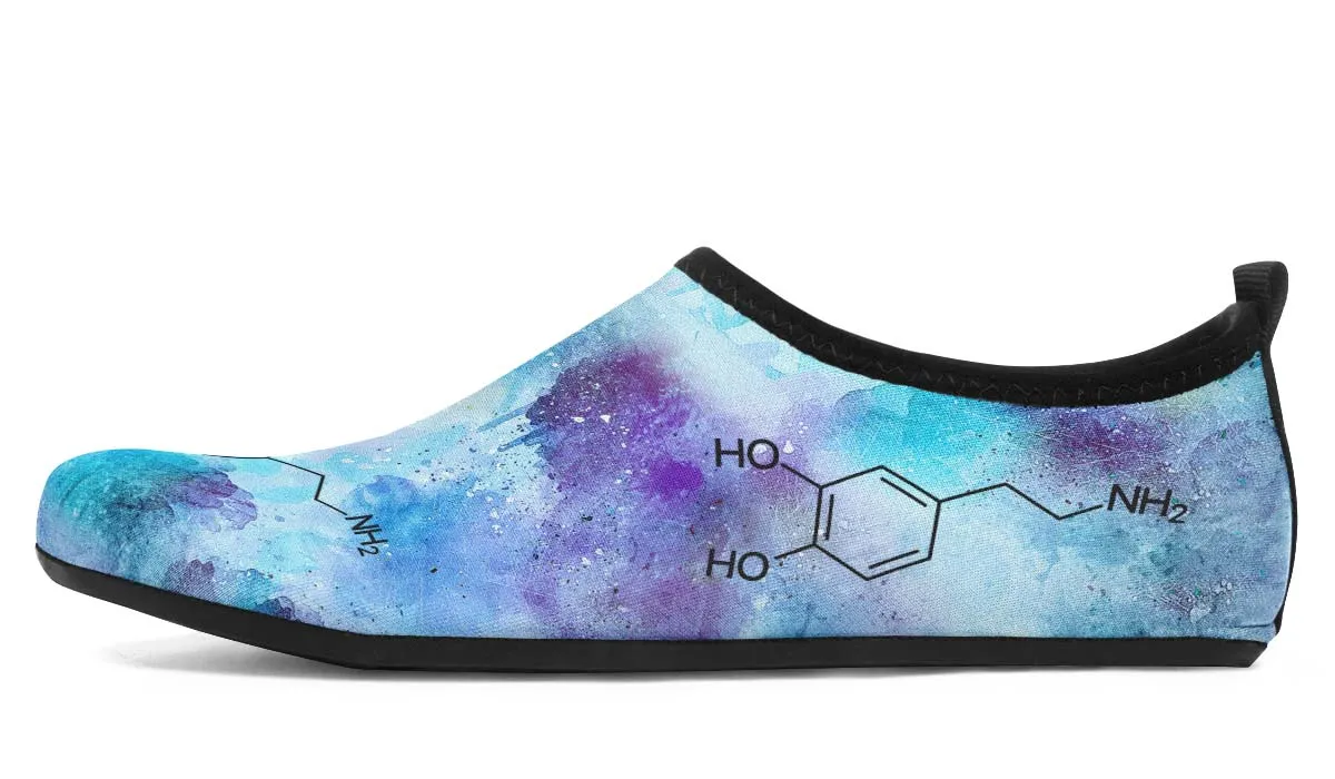 Dopamine Molecule Aqua Barefoot Shoes
