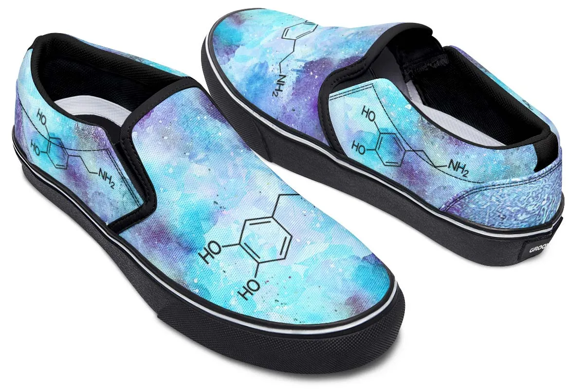 Dopamine Molecule Slip-On Shoes