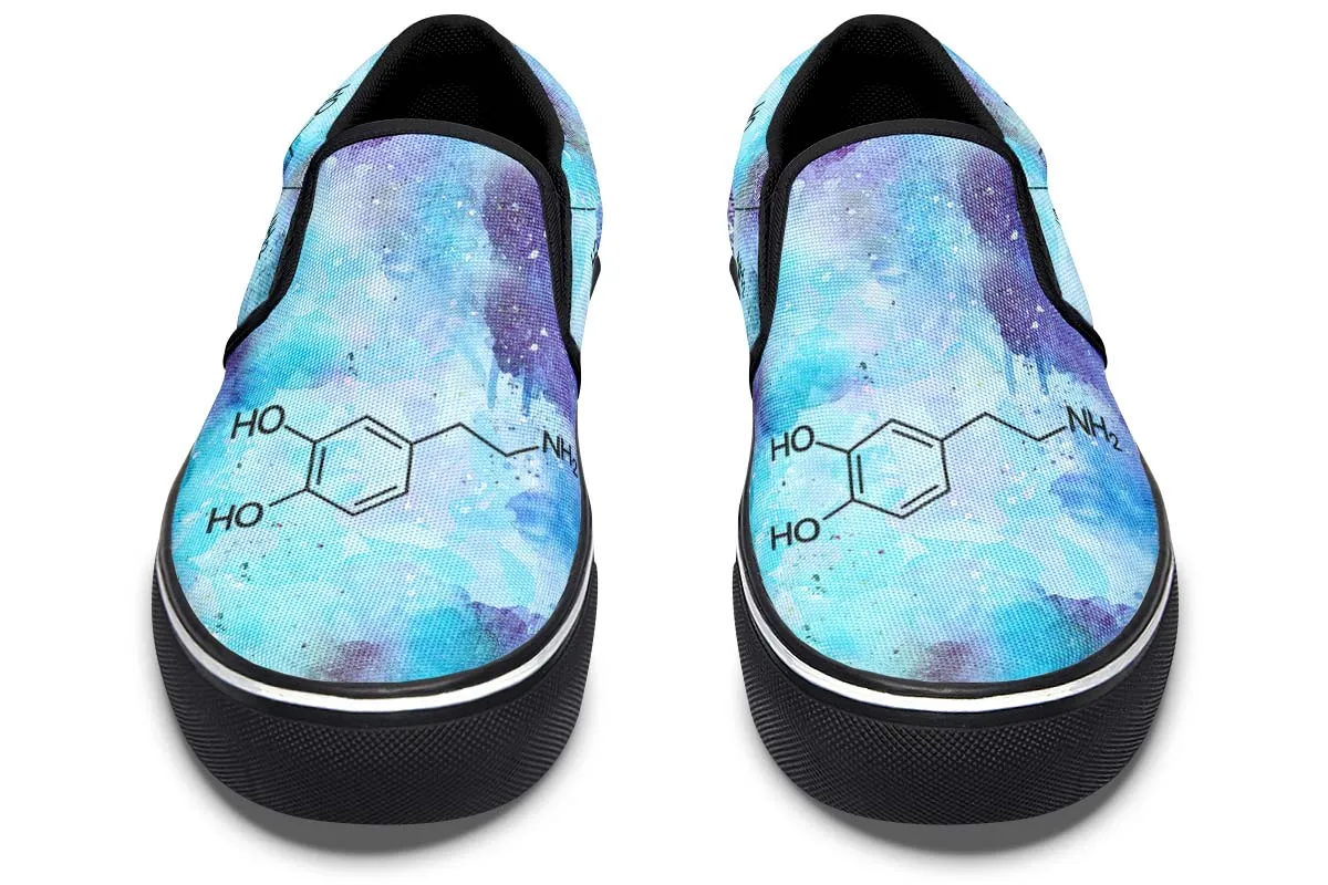Dopamine Molecule Slip-On Shoes
