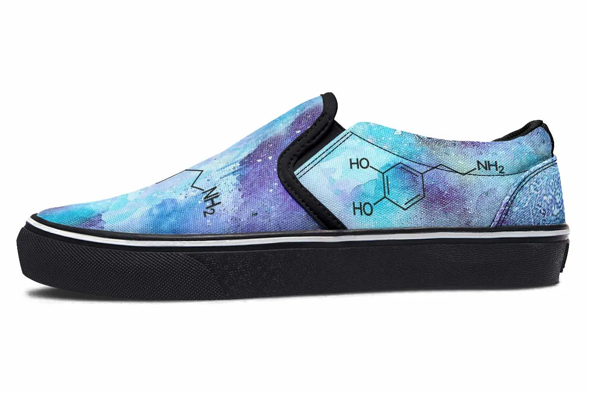 Dopamine Molecule Slip-On Shoes