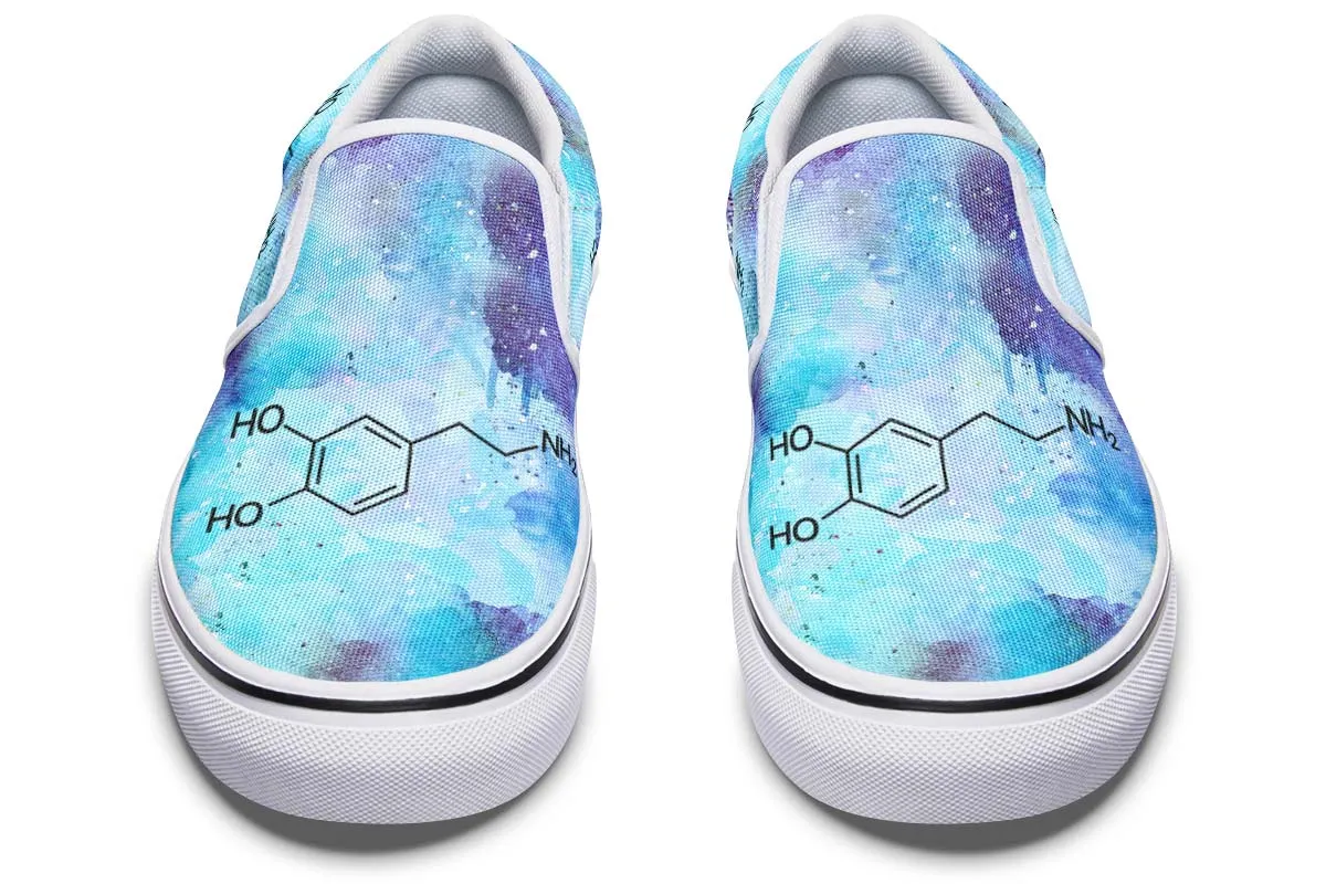 Dopamine Molecule Slip-On Shoes