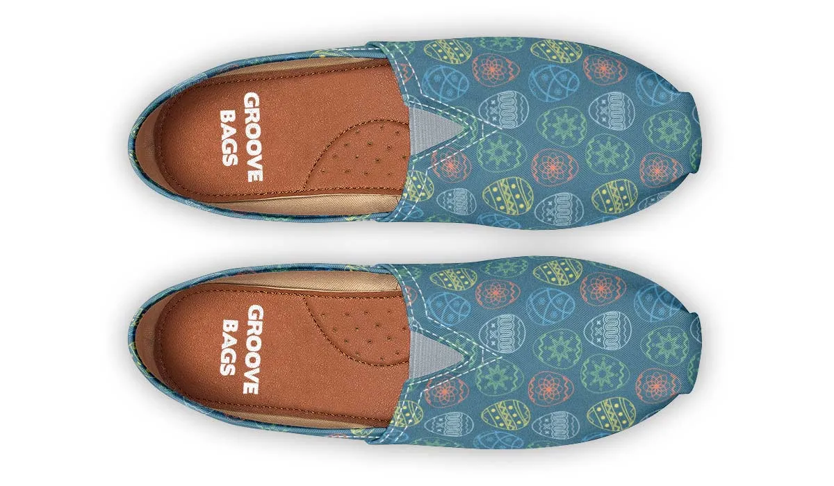Easter Egg Pattern Casual Shoes