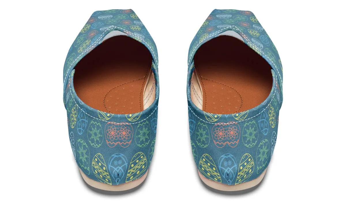 Easter Egg Pattern Casual Shoes