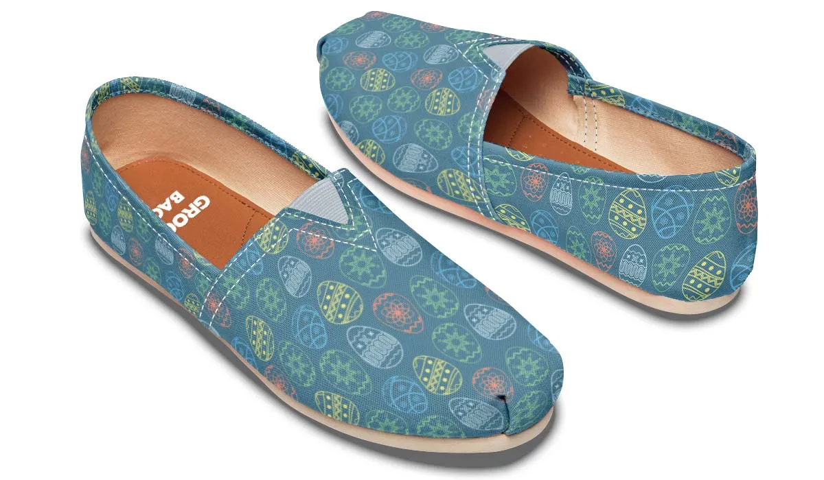 Easter Egg Pattern Casual Shoes