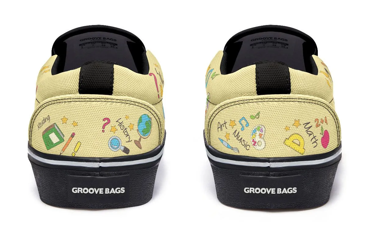 Elementary School Teacher Shoes 3rd Grade Slip-On Shoes