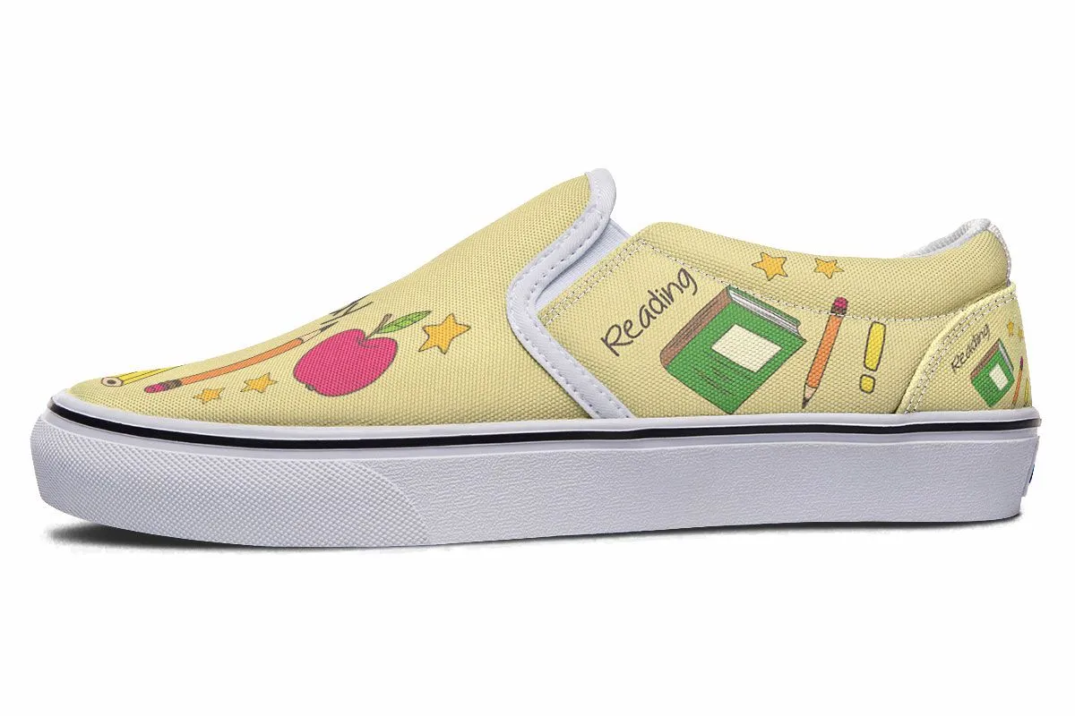 Elementary School Teacher Shoes 3rd Grade Slip-On Shoes