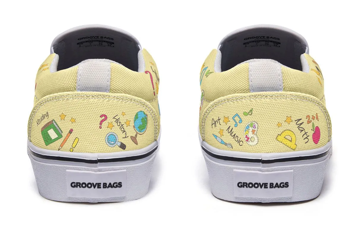 Elementary School Teacher Shoes 3rd Grade Slip-On Shoes