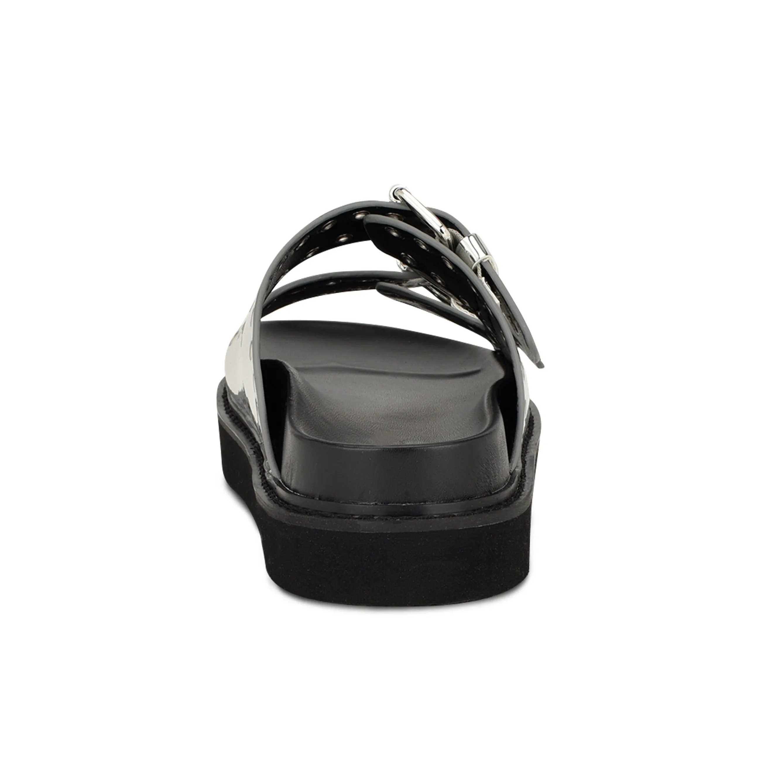 Eleny Buckle Slide Sandals