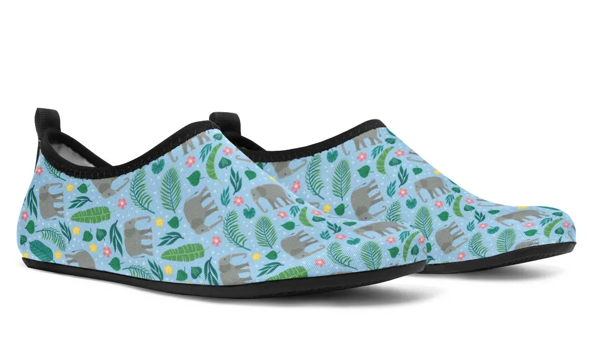 Elephant Party Aqua Barefoot Shoes