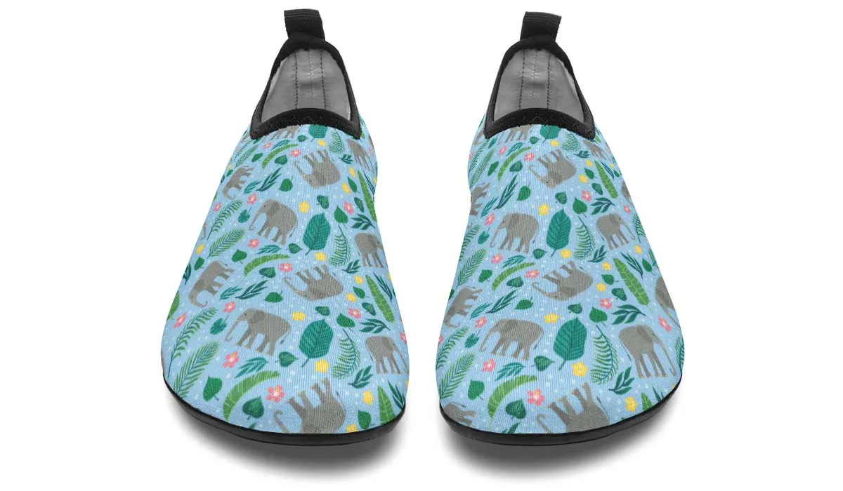 Elephant Party Aqua Barefoot Shoes