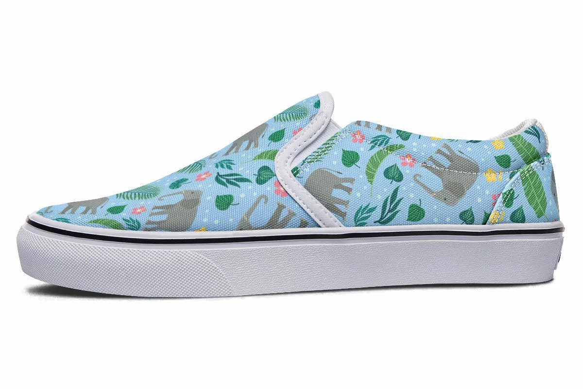 Elephant Party Slip-On Shoes