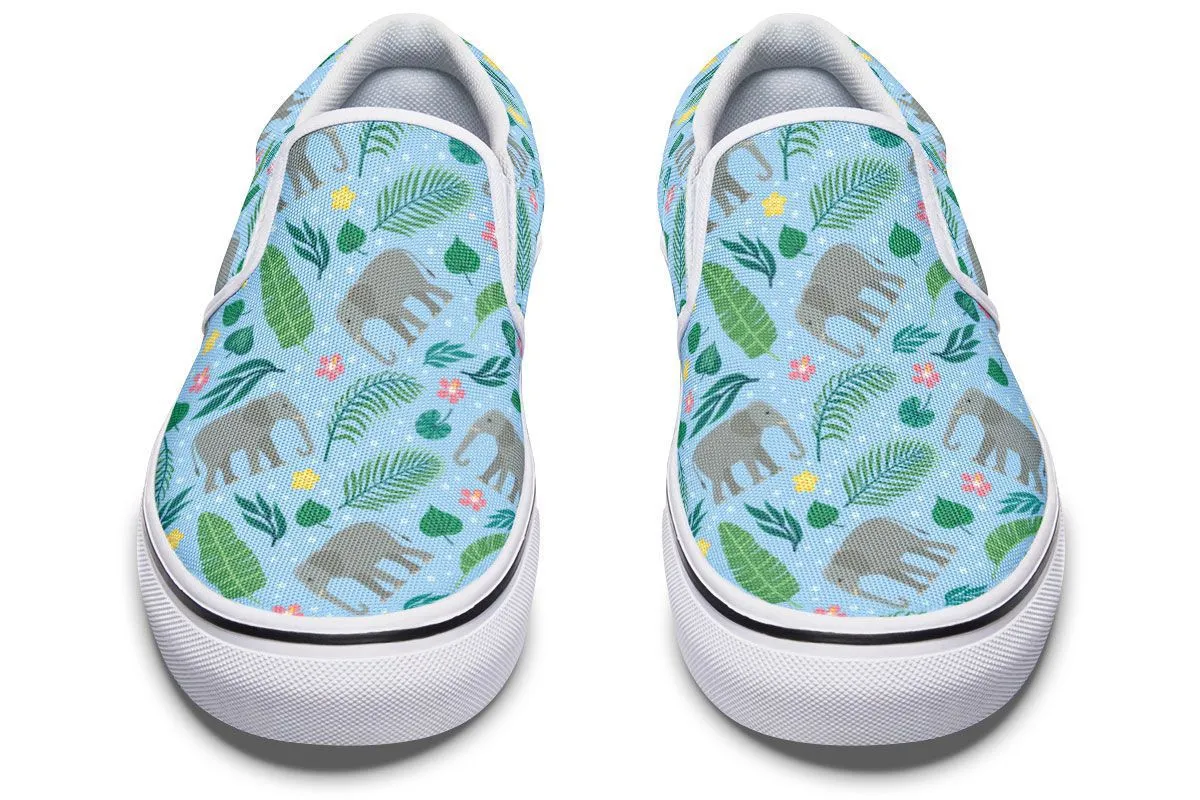 Elephant Party Slip-On Shoes
